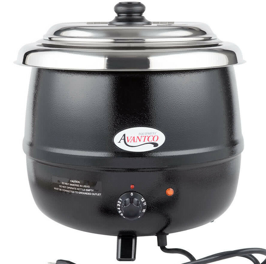 Avantco Round Countertop Food / Soup Kettle Warmer (11 Qt.)