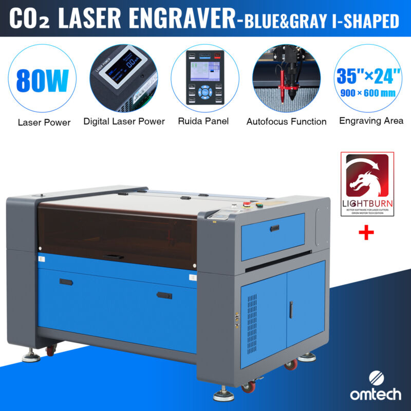 Co2 Laser Rotary Engraver attachment works with Chinese laser engravers